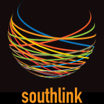 Southlink black logo with title